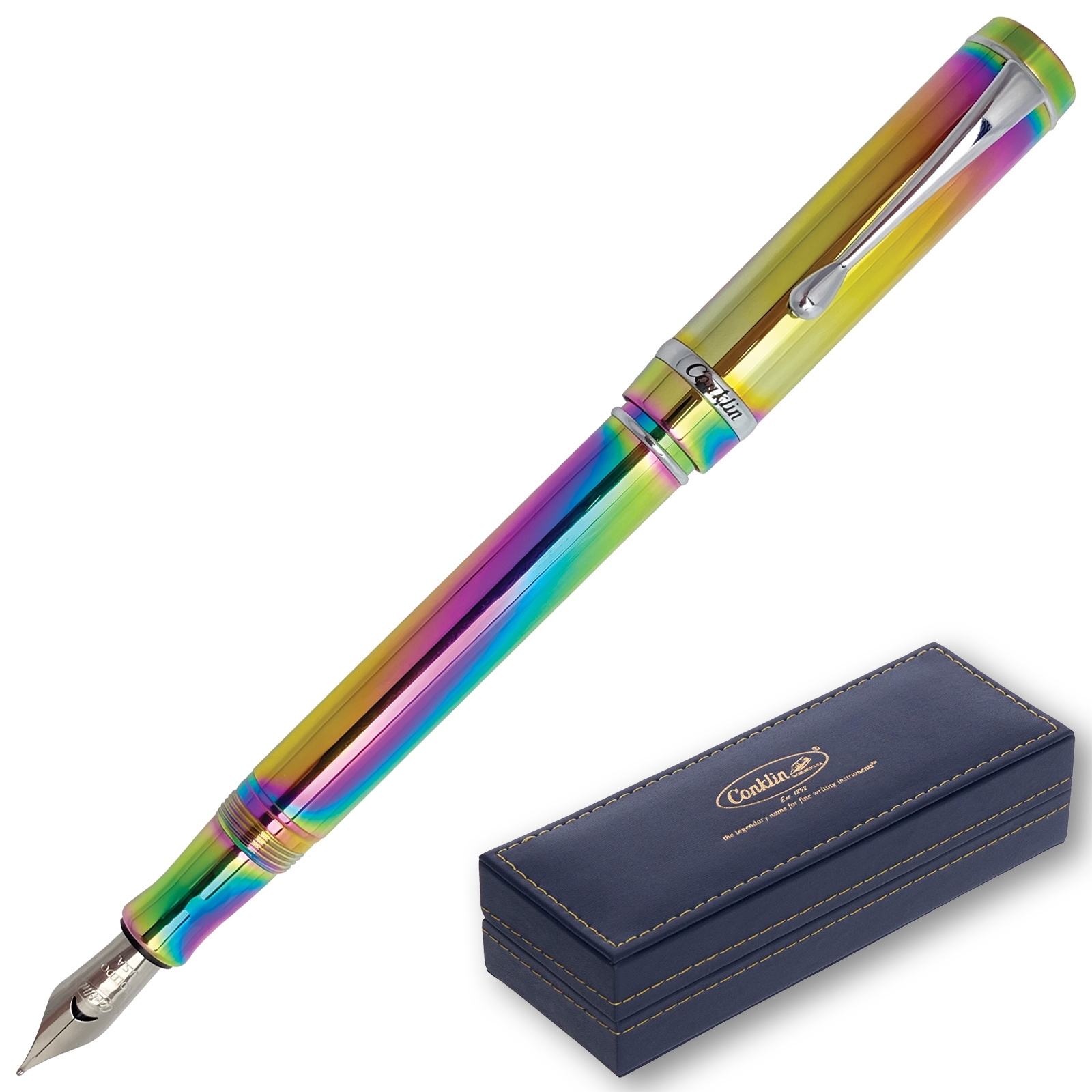 Conklin Duragraph PVD Rainbow Ballpoint Pen