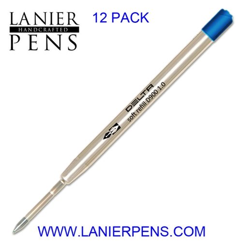 Schmidt P900 Blue Medium Nib Parker Style Ballpoint Refill, Blue Nib Parker  Ballpoint Refill – Lanier Pens