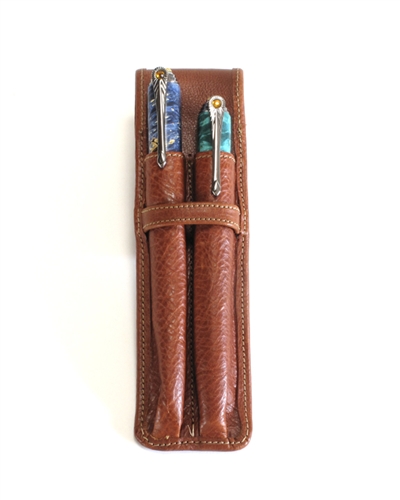 Tan Double Aston Leather Pen Holster – Lanierpens