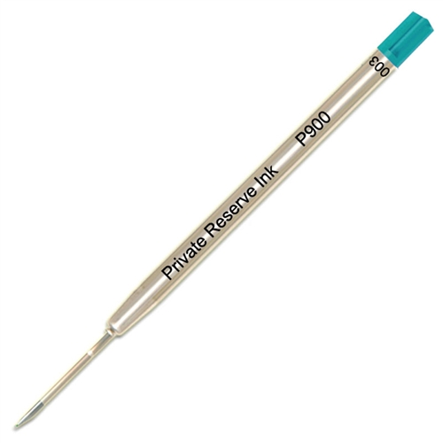 Turquoise Medium Nib Parker Style Ballpoint Refill - Lanier Pens