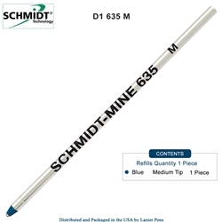 Schmidt635 Mini D1 size ball point refill– Lanier Pens